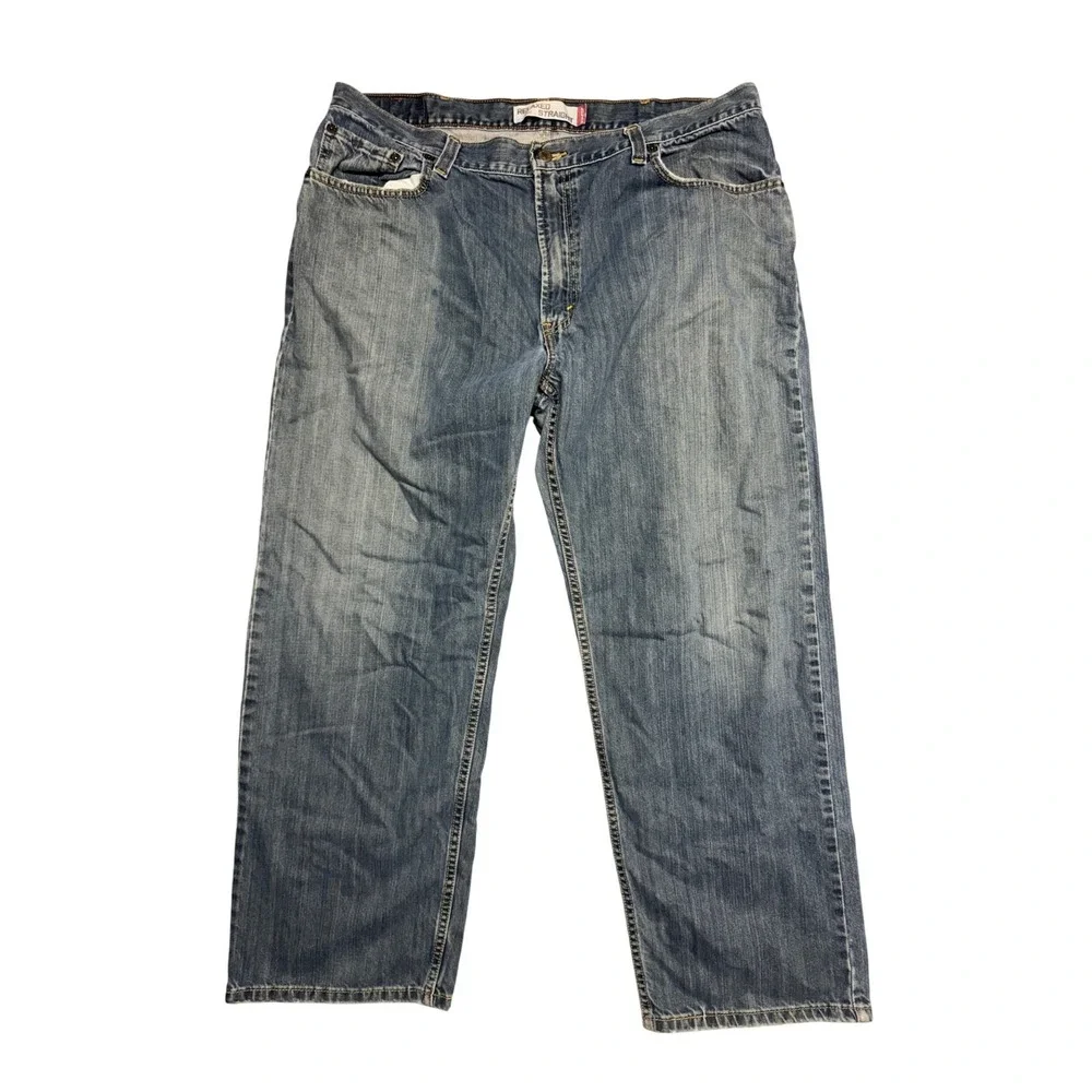 Levis 559 Relaxed Straight Jeans Mens 40x30 Blue Denim Medium Wash Y2K